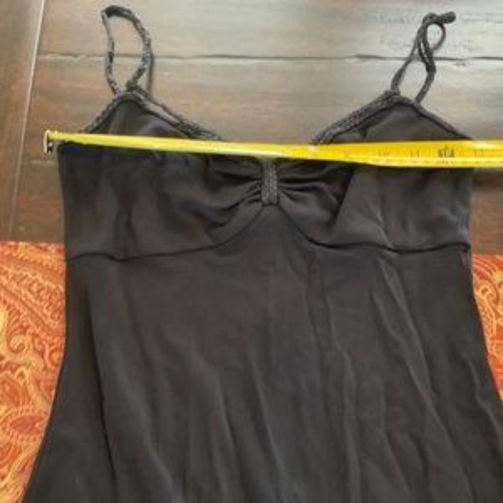 Elie Tahari Black Spaghetti Strap black  Dress Women Size 4, worn 3 ti pPWr